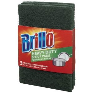 Brillo Heavy Duty Scouring Pad, 3 Ct"