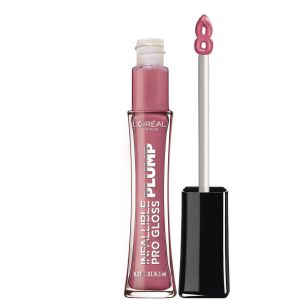 L'Oreal Paris Infallible Pro Gloss Plump Lip Gloss with Hyaluronic Acid, Mauve Glow"