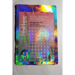 Bliss Holographic Foil Sheet Face Pack The Detoxifier Purifies With Charcoal Powder