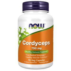 NOW Supplements, Cordyceps (Cordyceps sinensis)750 mg, Healthy Immune Support*, 90 Veg Capsules"