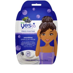 Yes To Superblueberries Clay Hair Mask Single Use Frizzy Hair Treatment