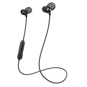 JLab Audio Metal Bluetooth Rugged Earbuds, Black"