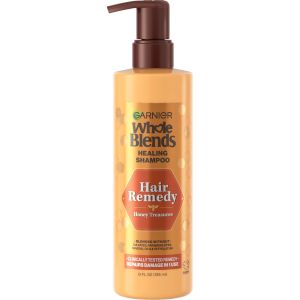 Garnier Whole Blends Sulfate Free Remedy Repairing Shampoo with Honey, Damaged Hair, 12 fl oz"