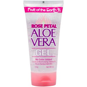 Fruit of the Earth Rose Petal Aloe Vera Gel 6 oz