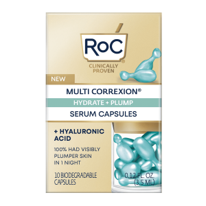 Roc Multi Correxion Hydrate + Plump Night Serum Hyaluronic Acid, All Skin Types, 10 Ct"