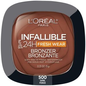 L'Oreal Paris Infallible Soft Matte Bronzer, Dark, 0.31 oz"