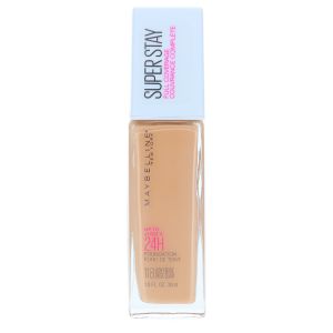 Maybelline Super Stay Liquid Foundation Makeup, Full Coverage, 118 Light Beige, 1 fl oz"