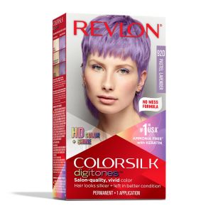 Revlon ColorSilk Digitones Permanent Hair Color with Keratin, Pastel Lavender, 1 count"