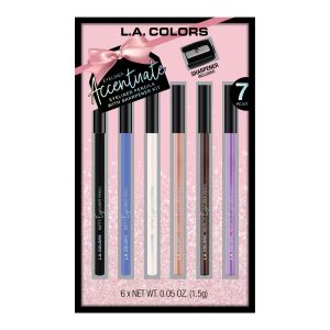 L.A. COLORS Eyeliner, Eyeliner Accentuate Gift Set, 7 pc"