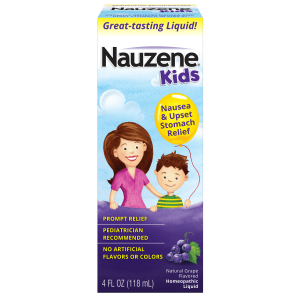 Nauzene Kids Upset Stomach & Nausea Relief Liquid - Natural Grape Flavor, 4 fl oz"