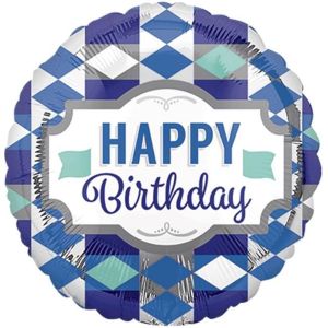 Loftus International 18"" Happy Birthday Balloon, Pack of 8"