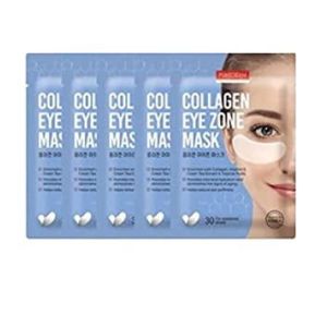 South Korea Buatam ""PUREDERM"" Eye Zone Masks, 2 Bags of 30 Pieces, Collagen Eyes, Sheet Mask, Eye Pack"