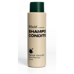 WOULD Fresh Tracks Mens Shampoo and Conditioner 2 In 1 16 oz - Crafted for All Hair Types - Woody Oakmoss and Floral Pink Pepper Scents - Sulfate-Free Barstool Sports Hair Care - Gift for Men