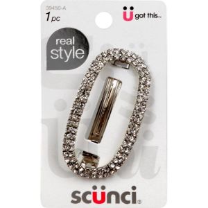 SCUNCI BARRETTE A/C STONES 1PK