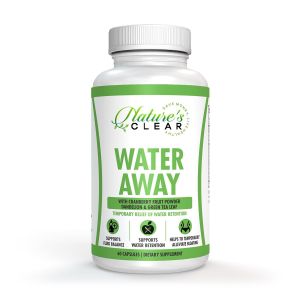 Nature's Clear Water Away Supplement Fluid Balance Water Retention, 60 Capsules"