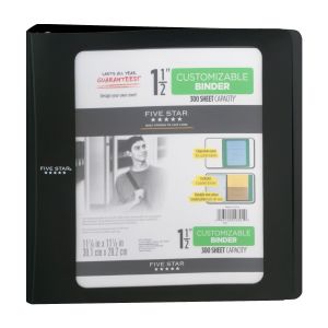 Mead 1-1/2"" Customizable Binder 11-3/4 in. L x 11 in. W