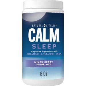 Natural Vitality Calm Magnesium Supplement Powder, Mixed Berry, 6 oz"