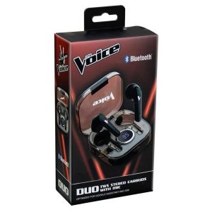 Odash VDUO-6-2067B DUO TWS Stereo Earbuds with Mic, Black"