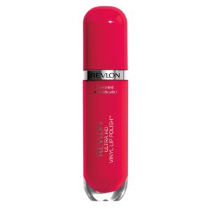 Revlon Ultra HD Vinyl Lip Polish, Liquid Lipstick with Aloe Leaf Extract and Vitamin E , 910 Cherry on Top, 0.16 oz"