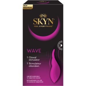 SKYN Wave Vibrating Stimulator, 1 Count"