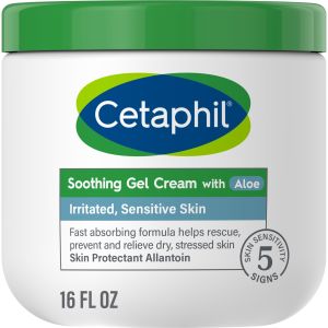 Cetaphil Soothing Gel-Cream with Aloe Instantly Soothes and Hydrates Sensitive Skin, 16 oz"