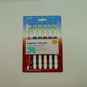 Super Clean Toothbrush - 6ct - up&up (Compare to Colgate Extra Clean)