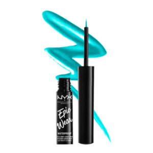 NYX Professional Makeup Epic Wear Metallic Liquid Liner, Long-Lasting Waterproof Liquid Eyeliner, Teal Metal"