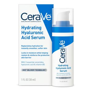 CeraVe Hyaluronic Acid Serum for Smoother Softer Skin, Hydrating Skincare Normal to Dry Skin1 fl oz"