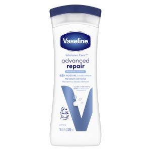 Vaseline Intensive Care Advanced Repair Body Lotion for Dry Skin Unscented, 10 oz"