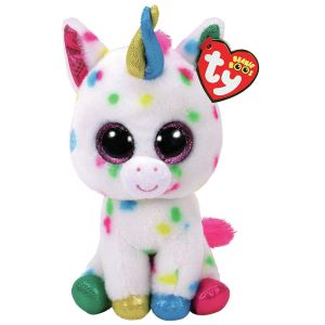 TY Beanie Boos - HARMOINE the Unicorn (Glitter Eyes) (Regular Size - 6 in)