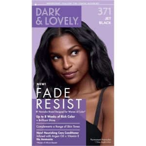 SoftSheen-Carson Dark & Lovely Fade Resist Hair Color, 371 Jet Black"