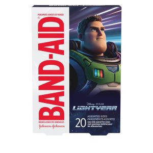 Band-Aid Brand Bandages, Disney/Pixar Lightyear, Assorted Sizes 20Ct"