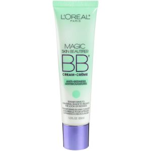 L'Oreal Paris Magic Face Makeup Anti Redness BB Cream, 1 fl oz"