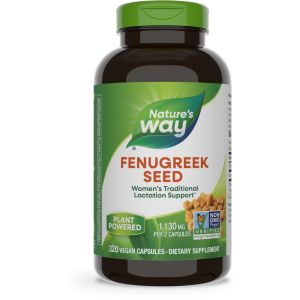 Walmart Title: Nature's Way Fenugreek Seed, Traditional Female Lactation Support*, 1,130 mg Per Serving, 320 Count"