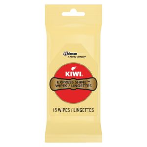 KIWI Express Clean and Shine Wipes 15 ct