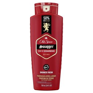 Old Spice Swagger Cedarwood Scent, Body Wash for Men, 24 fl oz"