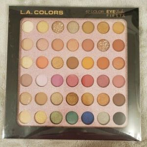 L.A. Colors 42-Color Eye Shadow Fiesta Palette Set