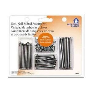 Helping Hand 50602 Tacks Nails & Brads Kit Assorted