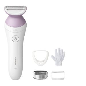 Philips Lady Electric Shaver Series 6000, Cordless with 4 Accessories"