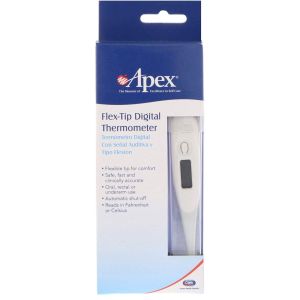 Apex Flex Tip Digital Beeper Thermometer, 70061, 1 Ea"