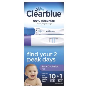 Clearblue Ovulation Complete Starter Kit, 10 Ovulation Tests and 1 Pregnancy Test"