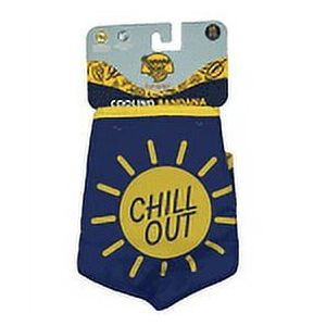 Banana Boat Dog Cooling Bandana Chill Out Reversible Reusable Puppy Pet 1 Size