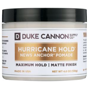 Duke Cannon News Anchor Hurricane Hold Pomade, For all Hair Types, 4.6 oz, 1 Count"