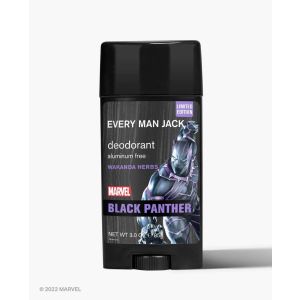 Every Man Jack Marvel Black Panther Deodorant Aluminum Free Wakanda Herbs 3 Oz