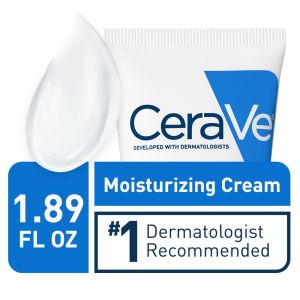 CeraVe Moisturizing Cream Travel Size Face Moisturizer & Body Lotion Normal to Very Dry Skin 1.89 oz