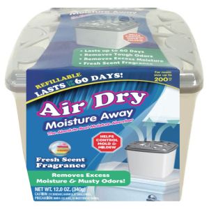 Air Dry Moisture Gone Clean Linen Moisture Absorber, 12OZ, Pack of 4 - Fresh Scent Fragrance"