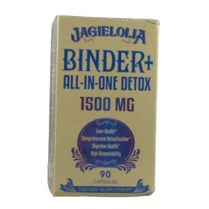 Jagielolia All-in-One Detox Binder Supplement 1500 MG High Bioavailability 90 Ca