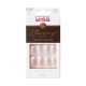 KISS Classy Press-On Nails, White French Tips, Medium Length, Almond Shape, 31 Ct.