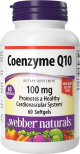 Webber Naturals Coenzyme Q10 (CoQ10) 100mg, High Potency Antioxidant, Non-GMO, Gluten Free, 60 softgels, for Heart Health and Cellular Energy Production