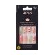 KISS Masterpiece Long Square Luxe Fake Nails, Glossy Medium Pink, 30 Count